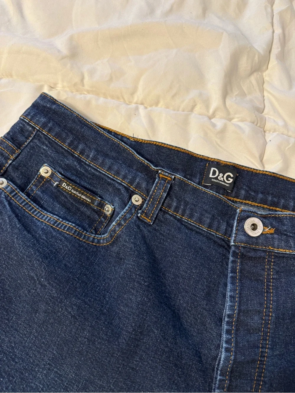 Vintage D&G Dark Wash Bootcut Jeans Men’s 34